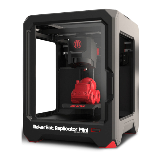 MakerBot Replicator Mini Bedienungsanleitung