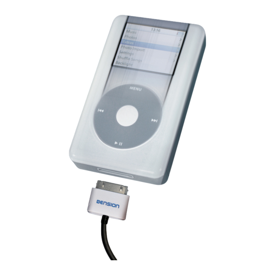 Dension ice-Link Plus Gebrauchsanweisung
