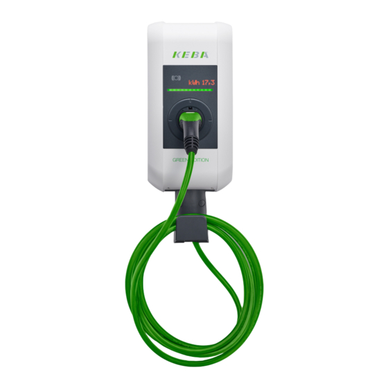 Keba KeContact P30 c Serie Installations- Und Konfigurationsanleitung
