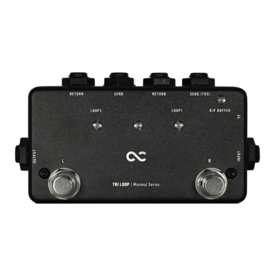 One Control Tri Loop Bedienungsanleitung