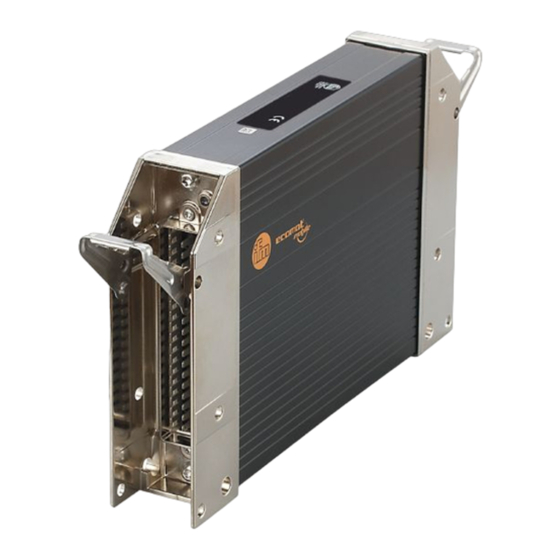IFM Electronic ecomot100 ExtendedController CR0235 Montageanleitung