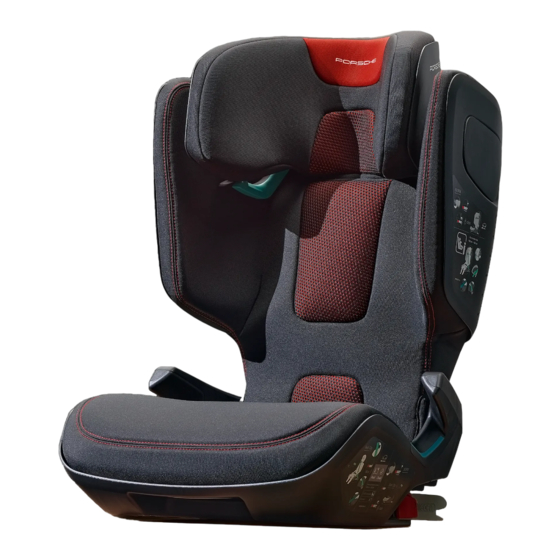 Porsche Junior Seat i-Size Gebrauchsanleitung