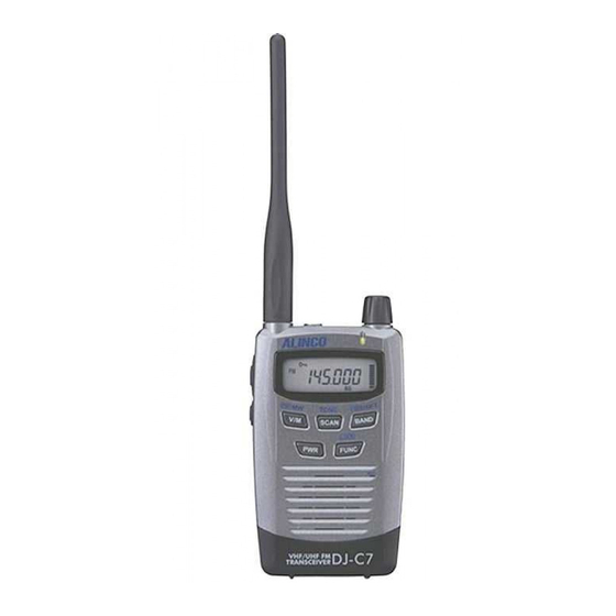 Alinco DJ-C7E Bedienungsanleitung