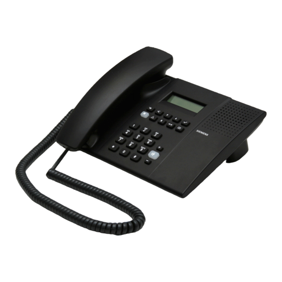 Siemens optiPoint 150 S Konfigurationshinweise Für Den Voip-Anbieter Sipgate