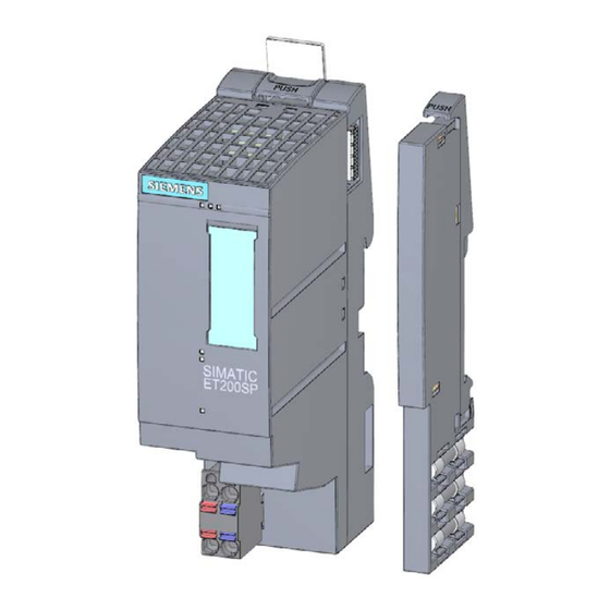 Siemens simatic et 200sp Gerätehandbuch