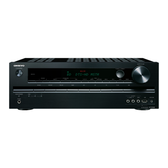 Onkyo HT-R548 Handbücher