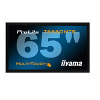Iiyama ProLite T6560MTS Bedienungsanleitung