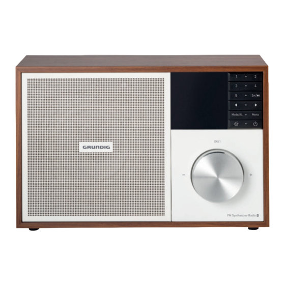 Grundig WTR 3000 BT Bedienungsanleitung