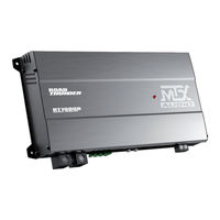 Mtx Audio ROADTHUNDER RT1000D Bedienungsanleitung