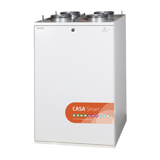 Swegon CASA W5 Smart Installations-, Betriebs- Und Wartungsanleitung