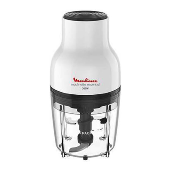 Moulinex Moulinette Essential DJ520127 Bedienungsanleitung
