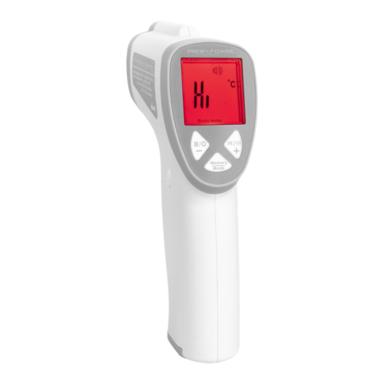 PROFI CARE PC-FT 3094 Bedienungsanleitung, Garantie