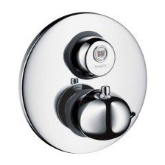 HANSGROHE 15740000 Gebrauchsanleitung, Montageanleitung
