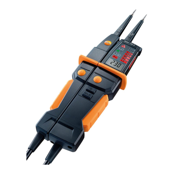 testo 750 Bedienungsanleitung