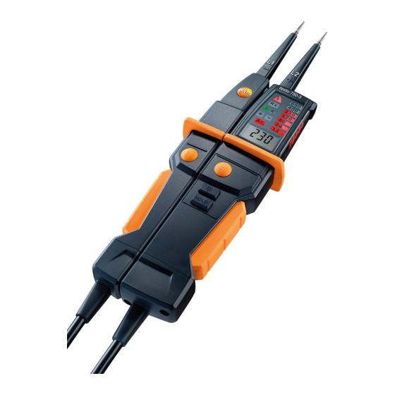 testo 750 Bedienungsanleitung