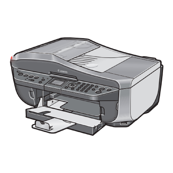 Canon PIXMA MX700 Serie Kurzanleitung