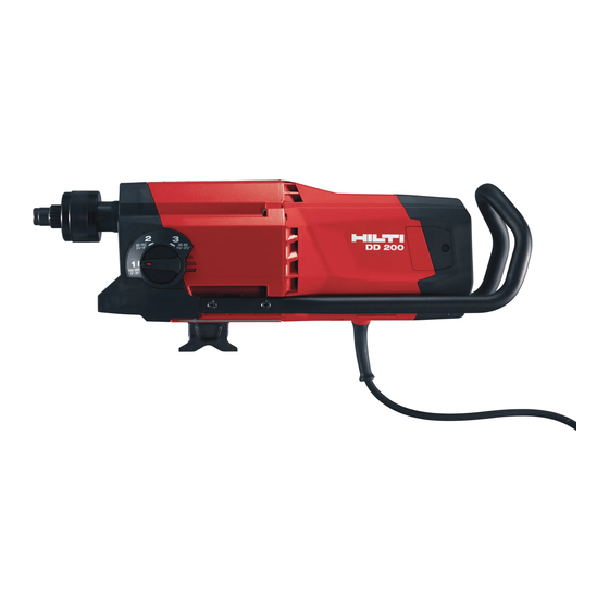 Hilti DD 200/DD-HD 30 Bedienungsanleitung