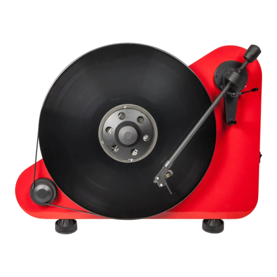 Pro-Ject VT-E BT L Bedienungsanleitung