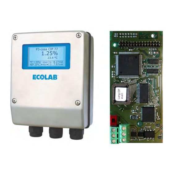 ECOLAB LMIT09 DPV1 Betriebsanleitung