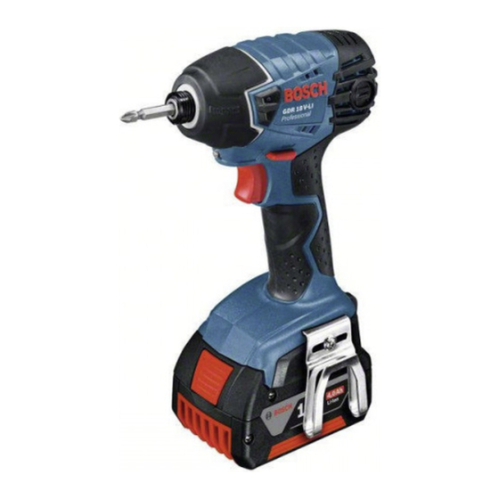 Bosch GDS Professional 18 V-LI Originalbetriebsanleitung