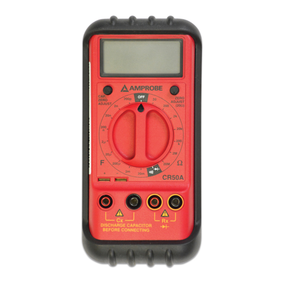 Amprobe CR50A Bedienungshandbuch