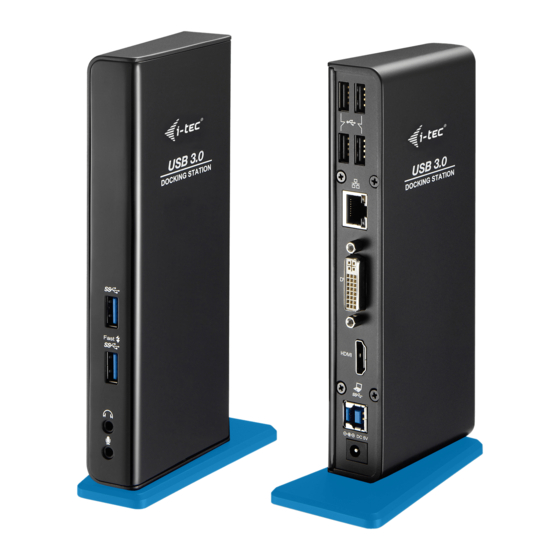 i-tec U3HDMIDVIDOCK Gebrauchsanweisung