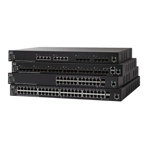 Cisco 550XG Serie Kurzanleitung