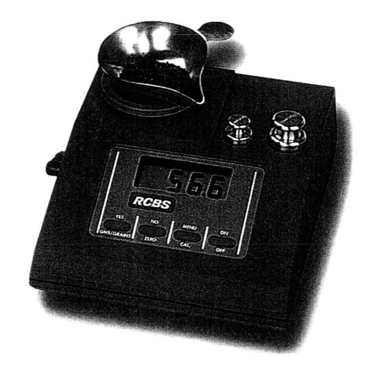 RCBS Powder Pro Bedienungsanleitung