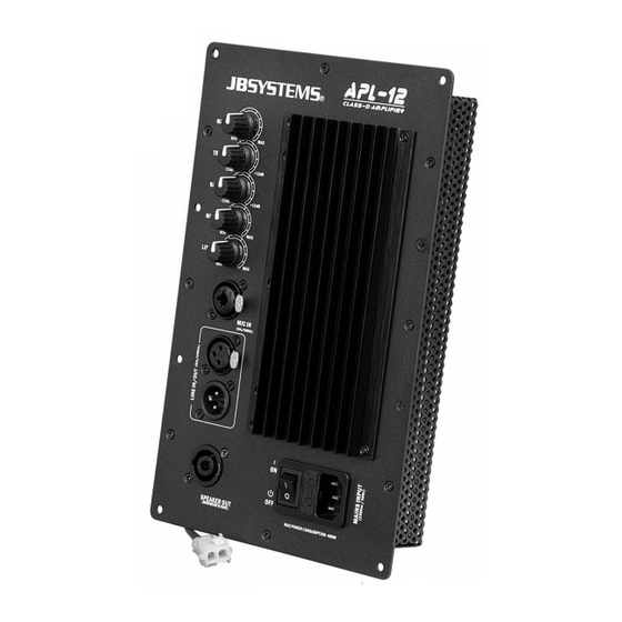 JB Systems APL-12 Bedienungsanleitung
