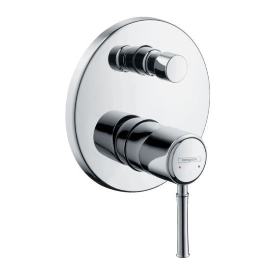 HANSGROHE Talis Classic 14145000 Gebrauchsanleitung, Montageanleitung