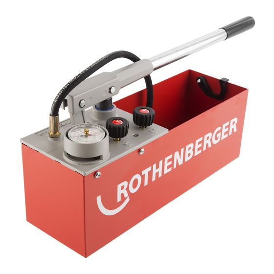Rothenberger RP50-S Bedienungsanleitung