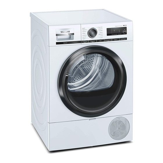 Siemens WT47XMA1 Gebrauchs- Und Montageanleitung