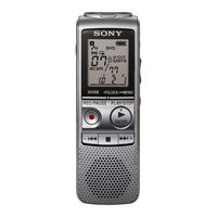 Sony ICD-BX800 Bedienungsanleitung