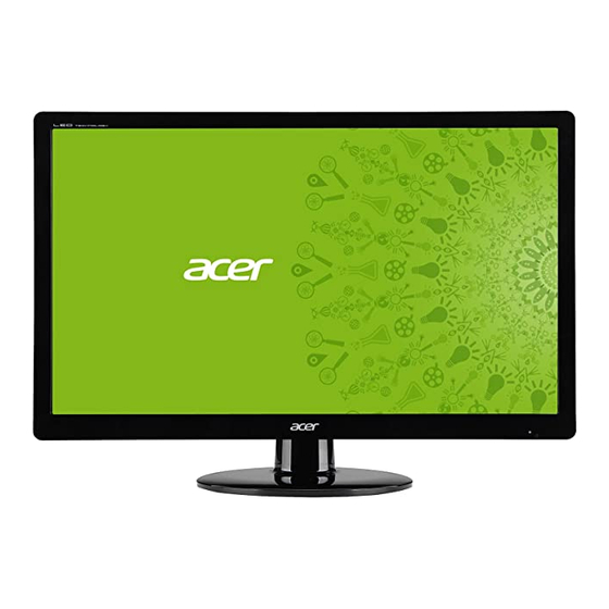 Acer S230HL Schnellinstallationsanleitung