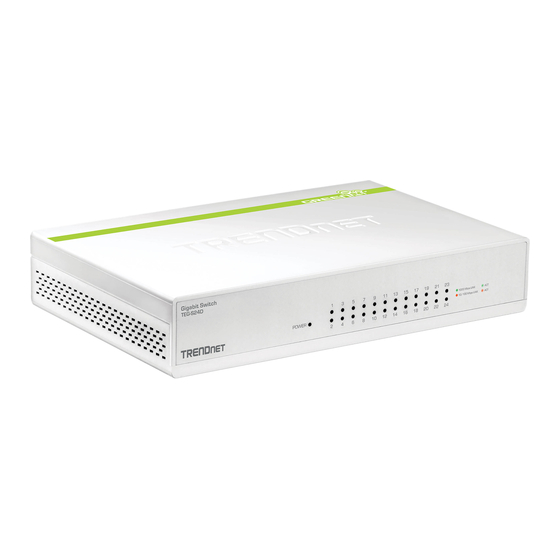 TRENDnet TEG-S16D Anleitung Zur Schnellinstallation