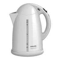 Krups AquaControl serie Gebrauchsanweisung