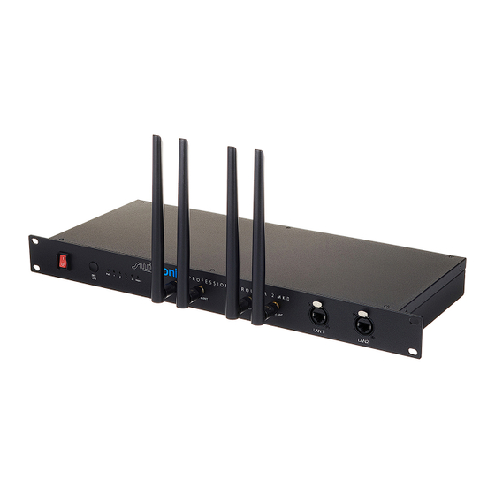 thomann swissonic Professional Router 2 MKII Bedienungsanleitung