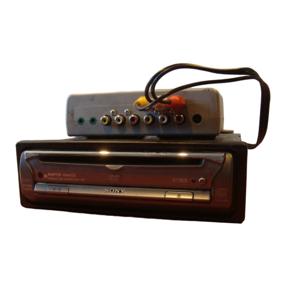 Sony DVX-11B Installationshandbuch