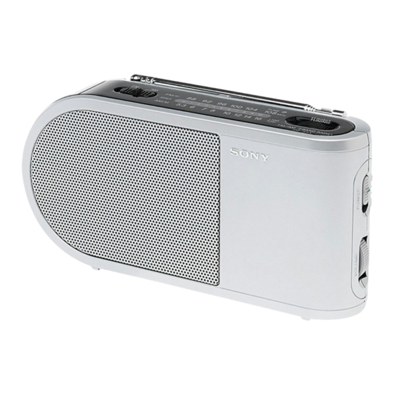 Sony ICF-304 Bedienungsanleitung