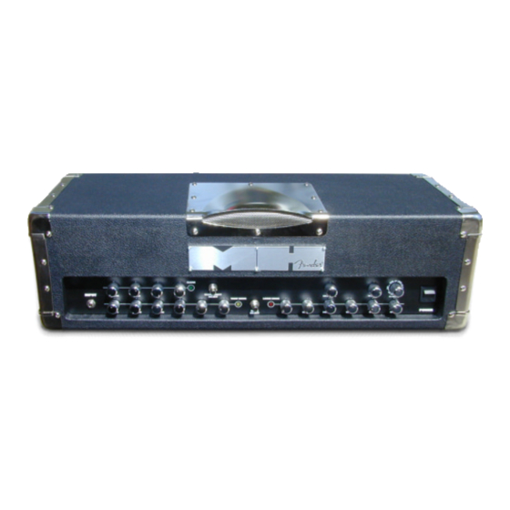 Fender MH-500 Metalhead Bedienungsanleitung
