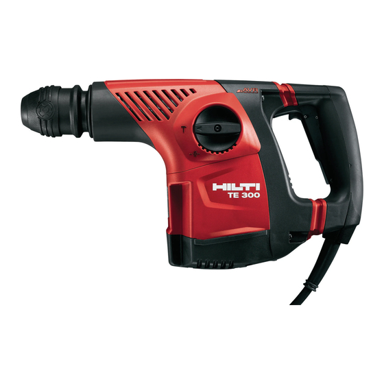 Hilti TE 300-AVR Bedienungsanleitung