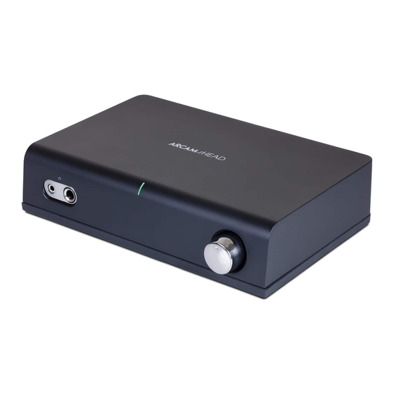 Arcam rHead Schnellstartanleitung