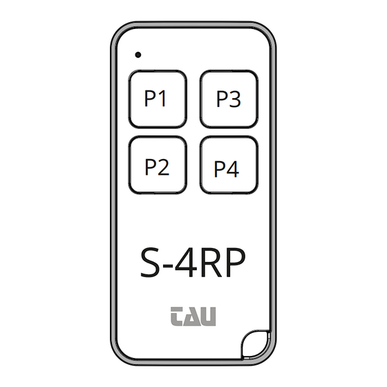 tau S-2RP-Serie Funktionsweise Und Einstellung