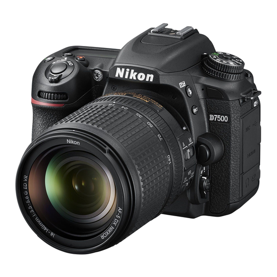 Nikon d7500 Handbuch