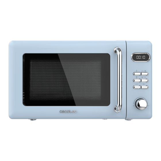 cecotec PROCLEAN 5110 RETRO BLUE Bedienungsanleitung