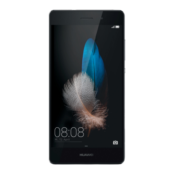 Huawei P8 lite Schnellstartanleitung