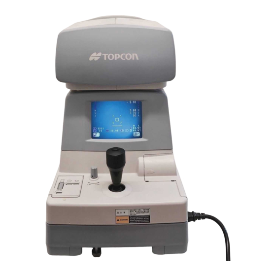 Topcon RM-8900 Handbücher