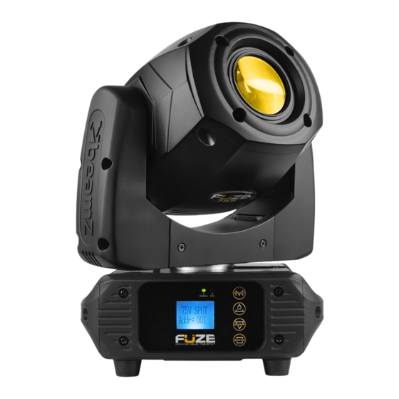 Beamz Fuze 75 Spot Bedienungsanleitung