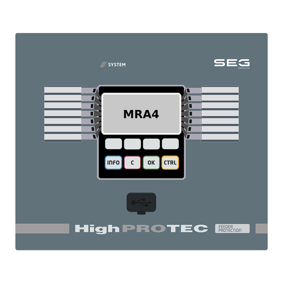 Seg HighPROTEC MRA4 Referenzhandbuch