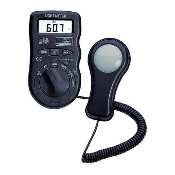 STEP LUX Meter Bedienungsanleitung